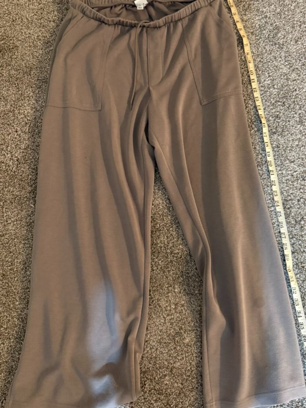 A New Day Modal Wide Leg Lounge Pants Tan XL